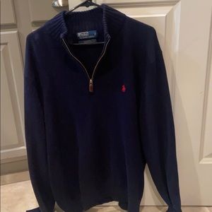 Ralph Lauren Men’s Cotton Mesh Quarter-Zip